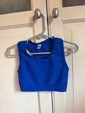 Bright Blue Dance Sports Bra - Racerback
